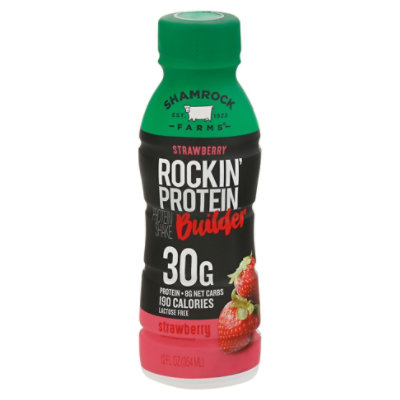 Shamrock Farms Rockin Protein Shake Builder Strawberry - 12 Fl. Oz. - Image 2