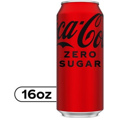 Coca-Cola Zero Sugar Soda Can - 16 Fl. Oz. - Image 1