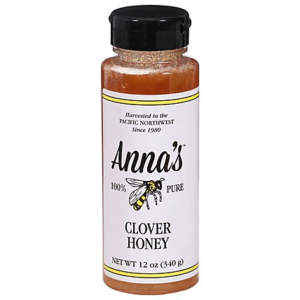 Annas Gourmet Honey Bear Clover - 12 Oz - Image 1