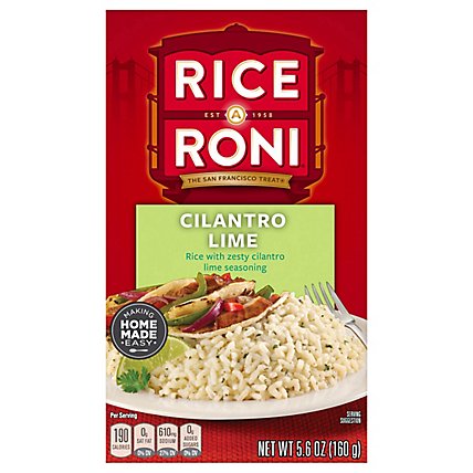 Rice-A-Roni Rice Cilantro Lime Box - 5.6 Oz - Image 2