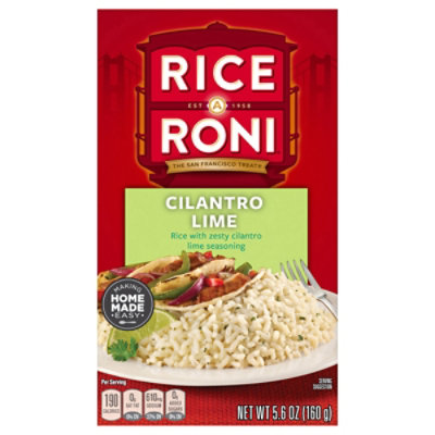 Rice-A-Roni Rice Cilantro Lime Box - 5.6 Oz