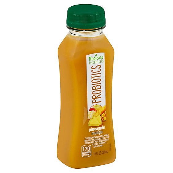 Tropicana Essentials Probiotics Pineapple Mango Chilled - 10 Fl. Oz.