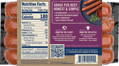 Teton Waters Ranch Uncured Polish Beef Sausage - 12 Oz - Image 5