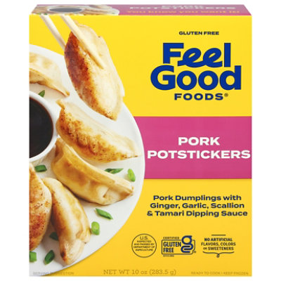 Feel Good Foods Gluten Free Pork Dumplings - 10.75 Oz