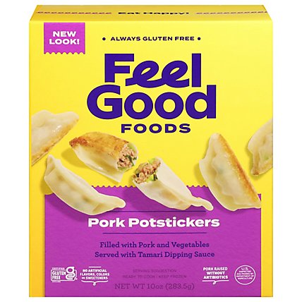 Feel Good Foods Gluten Free Pork Dumplings - 10.75 Oz - Image 3