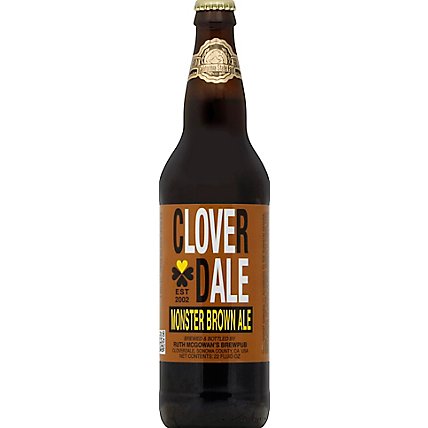Cloverdale Monster Brown Ale In Bottles - 22 Fl. Oz. - Image 2