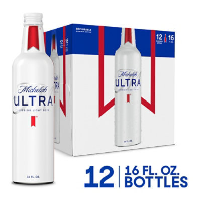 Michelob ULTRA Beer Superior Light Aluminum Bottles - 12-16 Fl. Oz.