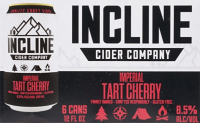 Incline Imperial Tart Cherry Cider Cans - 6-12 Oz - Image 4