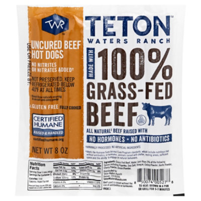 Teton Waters Ranch Uncured Beef Frankfurters - 10 Oz - Image 3