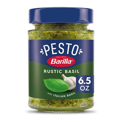 Barilla Pasta Sauce Pesto Traditional Basil Jar - 6 Oz