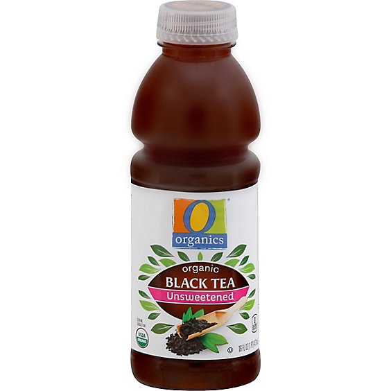 O Organics Tea Black Unsweetened - 16 Fl. Oz.