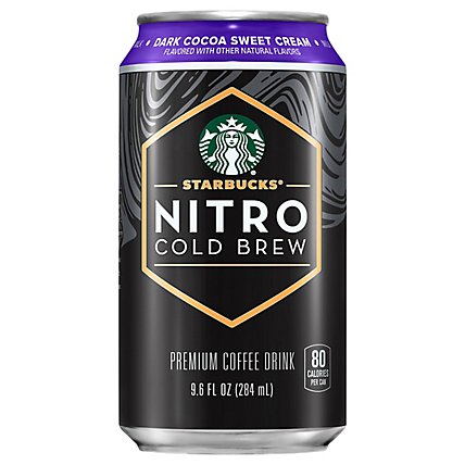 Starbucks Coffee Drink Nitro Cold Brew Dark Cocoa - 9.6 Fl Oz - Image 1