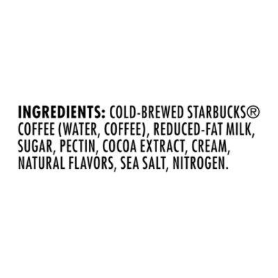 Starbucks Coffee Drink Nitro Cold Brew Dark Cocoa - 9.6 Fl Oz - Image 5