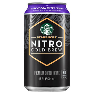 Starbucks Coffee Drink Nitro Cold Brew Dark Cocoa - 9.6 Fl Oz