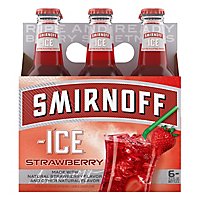 Smirnoff Ice Strawberry In Bottles - 6-11.2 Fl. Oz. - Image 1
