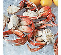 Seafood Counter Frozen Dungeness Crab Clusters Service Case - 1.75 LB