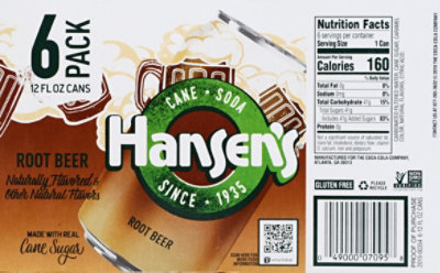Hansens Soda Pop Root Beer KO In Can - 12 Fl. Oz. - Image 2
