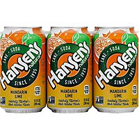 Hansens Soda Pop Mandarin Lime In Can - 12 Fl. Oz. - Image 2