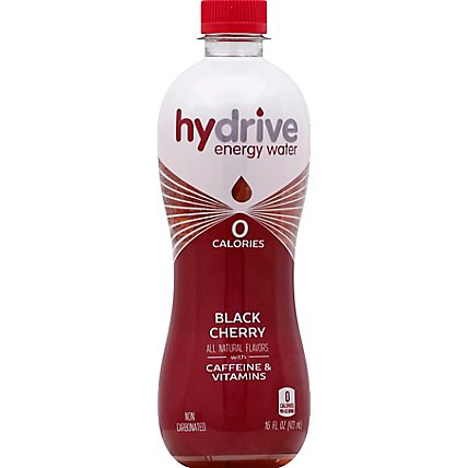 Hydrive Energy Water Black Cherry - 16 Fl. Oz. - Image 2