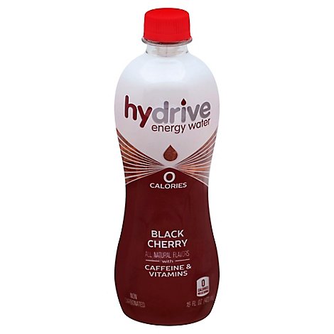 Hydrive Energy Water Black Cherry - 16 Fl. Oz.