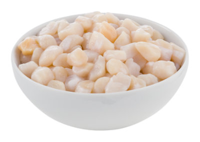 Seafood Service Counter Scallops Peruvian 30/40 Dry Individually Quick Frozen - 0.75 Lb