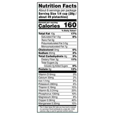 Wonderful Pistachios No Shells Roasted & Lightly Salted Pistachios - 6 Oz. - Image 3