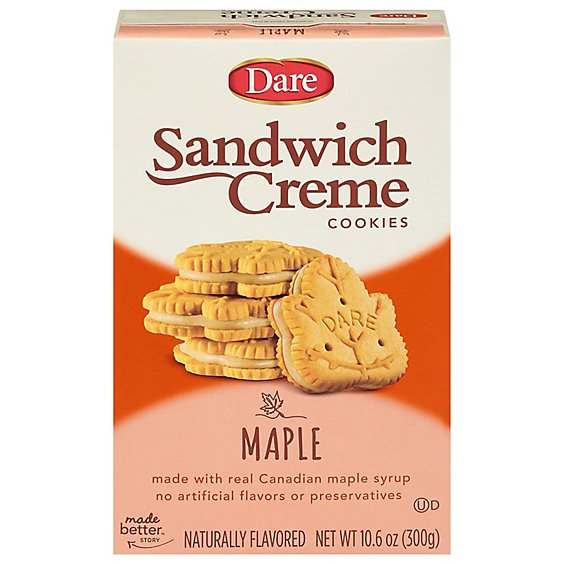 Dare Cookies Maple Flavored - 10.6 Oz