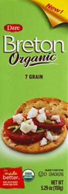 Breton Organic Snacking Crackers 7 Grain - 5.29 Oz - Image 2