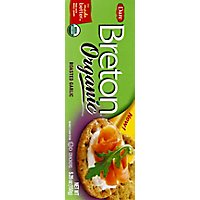 Breton Crackers Organic Roasted Garlic Box - 5.29 Oz - Image 3