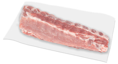 Pork Loin Back Ribs Prev Frozen Service Case - 3.25 Lb - Image 1