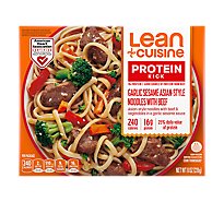 Lean Cuisine Features Garlic Sesame Noodles with Beef Frozen Meal - 8 Oz