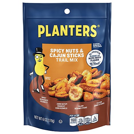 Planters Trail Mix Spicy Nut - 6 Oz