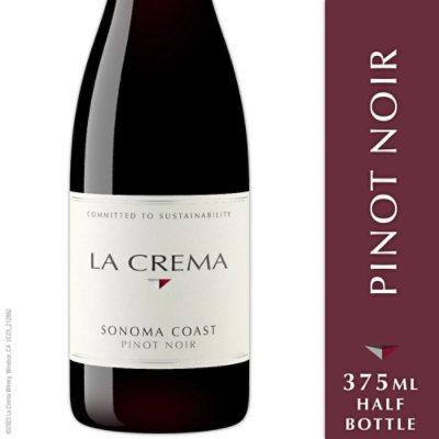 La Crema Sonoma Coast Pinot Noir Red Wine Half Bottle - 375 Ml - Image 1