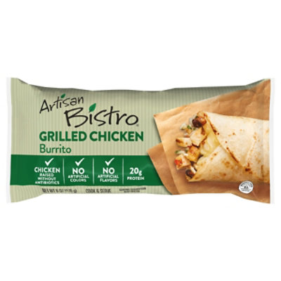 Artisan Bistro Grilled Chicken Frozen Burrito - 6 Oz - Image 3