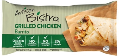 Artisan Bistro Grilled Chicken Frozen Burrito - 6 Oz - Image 2