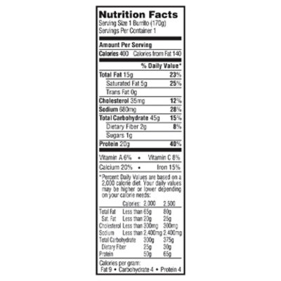 Artisan Bistro Grilled Chicken Frozen Burrito - 6 Oz - Image 4