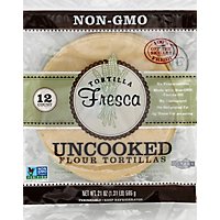 Flour Non-Gmo Verified Tortillas Uncooked - 12 Count - Image 2