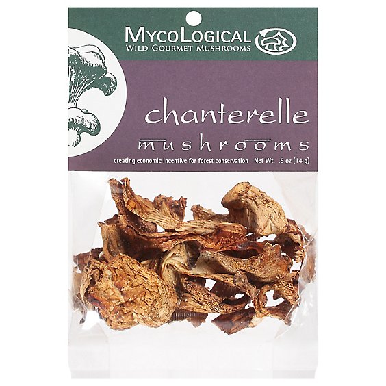 MycoLogical Organic Dried Mushrooms Chanterelle - .5 Oz