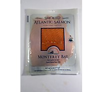 Monterey Bay Seafood Smoked Atlantic Salmon Plain - 4 Oz