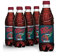 Dr Pepper Cherry Soda Bottle - 6- 0.5 Liter