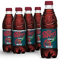 Dr Pepper Cherry Soda .5 L bottles 6 pack - Image 1