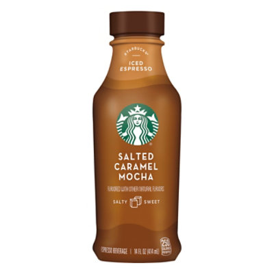 Starbucks Espresso Beverage Chilled Salted Caramel Mocha - 14 Fl. Oz.