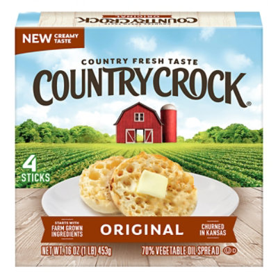 Country Crock Shedds Spread Spread Vegetable Oil 79% Salted - 16 Oz