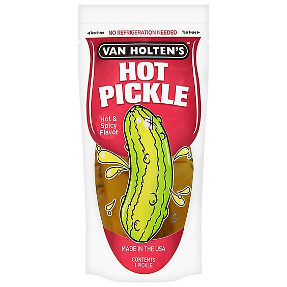 Van Holtens Hot & Spicy Flavor Pickle - Each