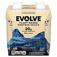 Evolve Plant Based Protein Shake Vanilla Flavored - 4-11 Oz - Image 3