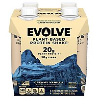 Evolve Plant Based Protein Shake Vanilla Flavored - 4-11 Oz - Image 2