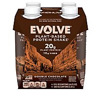 Evolve Plant Based Protein Shake Chocolate Flavored - 4-11 Oz