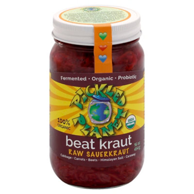 Pickled Planet Beat Kraut - 16 Oz - Image 1