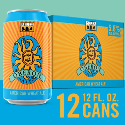 Bell's Oberon Eclipse Citrus Wheat Ale Craft Beer 5.8% ABV In Cans - 12-12 Fl. Oz. - Image 1