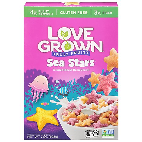 Love Grown Cereal Sea Stars - 7 Oz